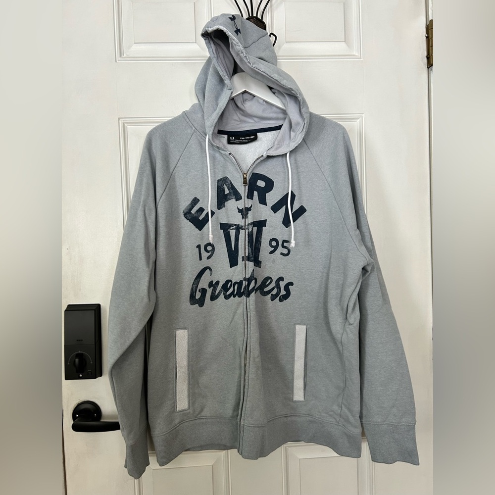Under Armour Gray Zip-Up Hoodie